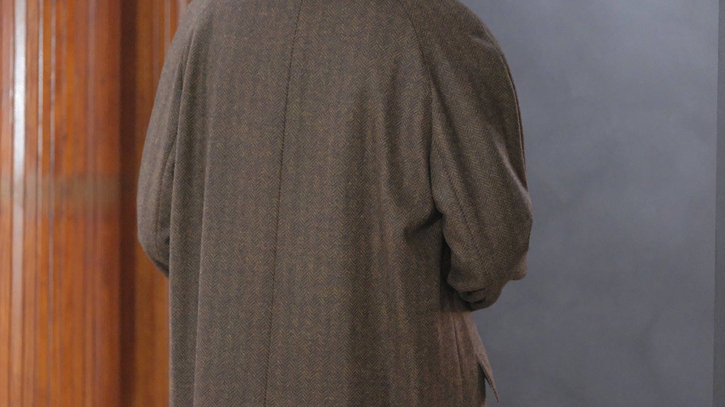 COHÉRENCE/Mod.CORB/CHEVRON TWEED JERSEY / GRAY.BROWN