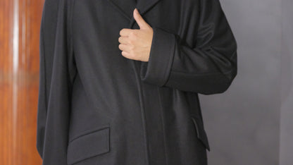 COHÉRENCE/Mod.CORB/MELTON JERSEY / CAMEL.D.BLUE.BLACK