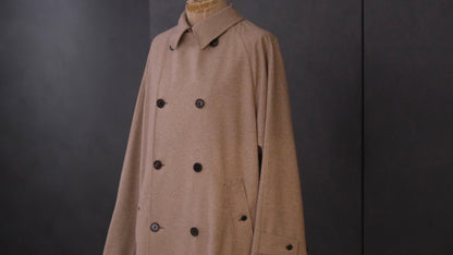 COHÉRENCE / Mod.FOUFOU Ⅱ / “10TH ANNIVERSARY LIMITED  COLLECTION” / POULOU CASHMERE SUPER160S DIAGONAL JERSEY