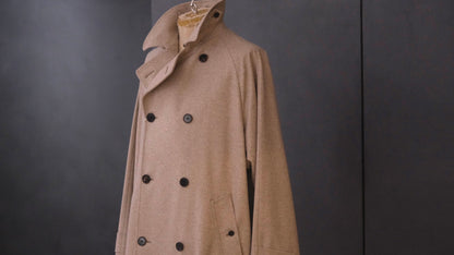 COHÉRENCE / Mod.FOUFOU Ⅱ / “10TH ANNIVERSARY LIMITED  COLLECTION” / POULOU CASHMERE SUPER160S DIAGONAL JERSEY