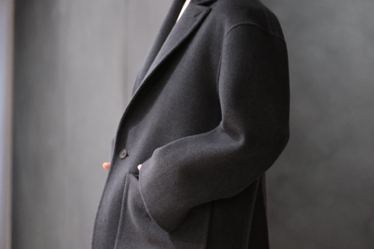 POSTELEGANT/ EXTRA FINE WOOL REVER SHORT COAT