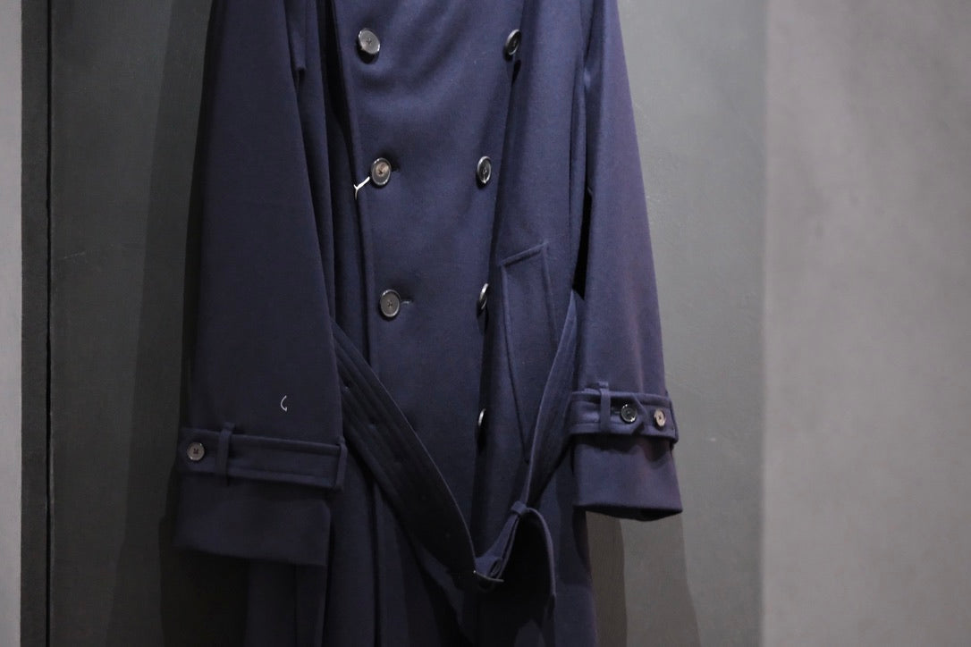 COHÉRENCE/ALⅢ/MELTON JERSEY / D.BLUE