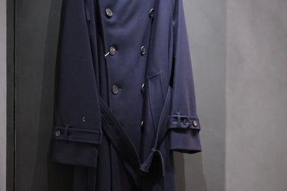 COHÉRENCE/ALⅢ/MELTON JERSEY / D.BLUE