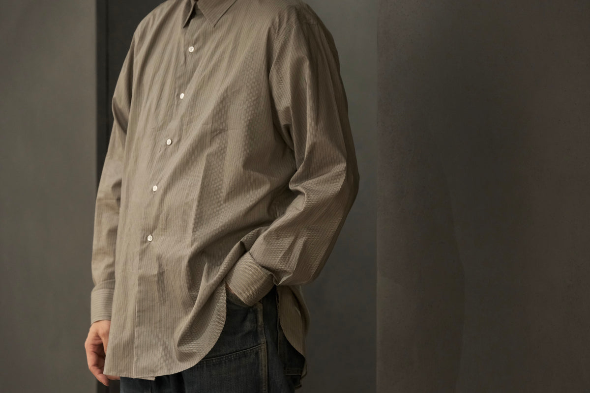 HEUGN/SHIRT150/Alan Stripe print