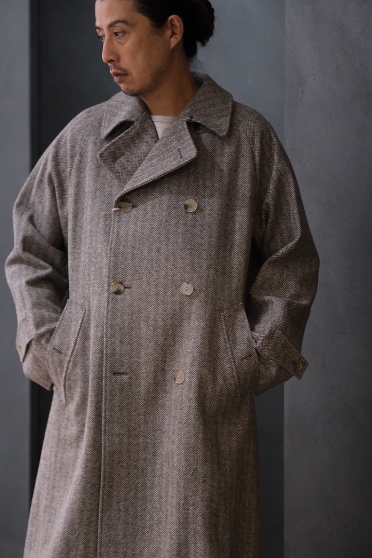COHERENCE/FOUFOU Ⅱ/CHEVRON TWEED JERSEY/L.BEIGE