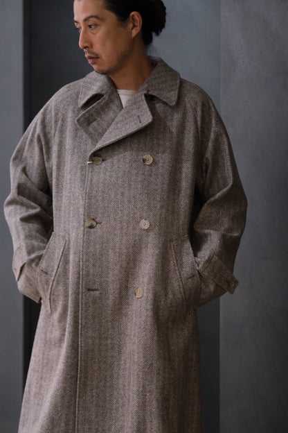 COHERENCE/FOUFOU Ⅱ/CHEVRON TWEED JERSEY/L.BEIGE