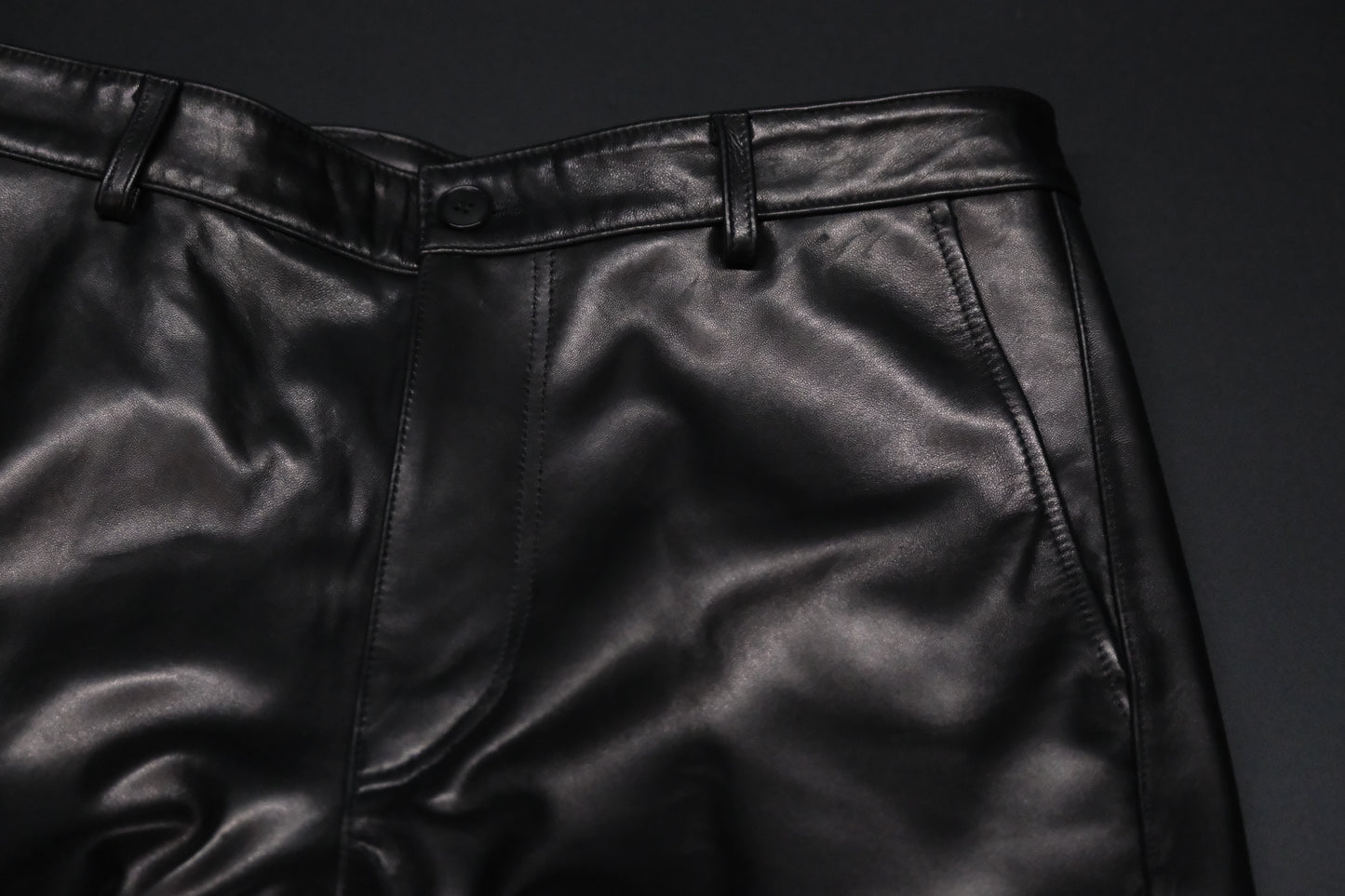 HEUGN/TROUSRE123/Cedric LEATHER　slacks