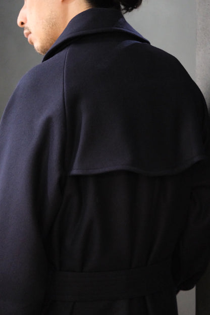 COHÉRENCE/ALⅢ/MELTON JERSEY / D.BLUE