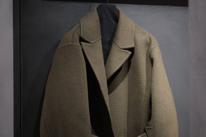 POSTELEGANT/ WOOL REVER  COAT　/ HEATHER MOSS