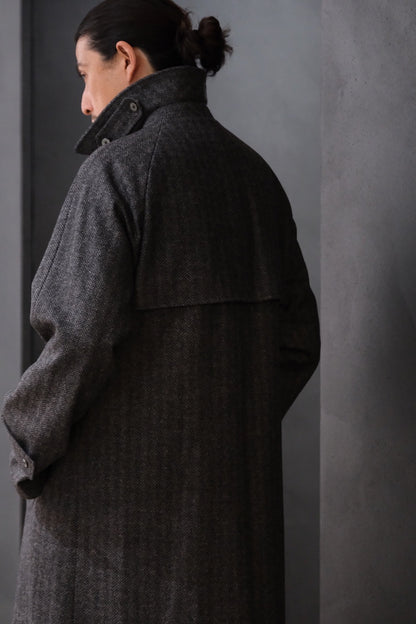 COHÉRENCE/Mod.FOUFOU Ⅱ/CHEVRON TWEED JERSEY / GREY