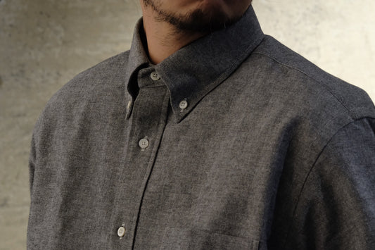 WSW-016 / BD ONE OXFORD SHIRT / GRAY