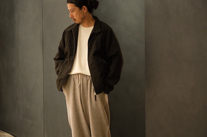 Massimo osti studio / TECH WO BOMBER / OW SHORT JACKET IN LANA TECNICA / TURKISH COFFEE