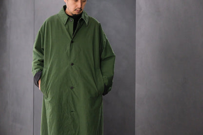 Chez Vidalenc / Coat Bobi / Emerald green lining wool mar ( pure virgin wool )