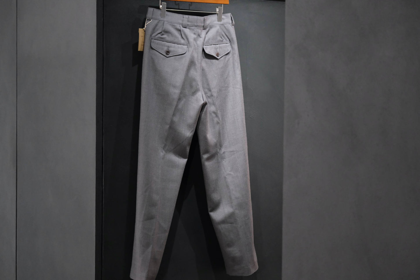 2026AW受注商品/COHERENCE/NICOLAS/ROVER WOOL TWILL/GREY NAILHEAD