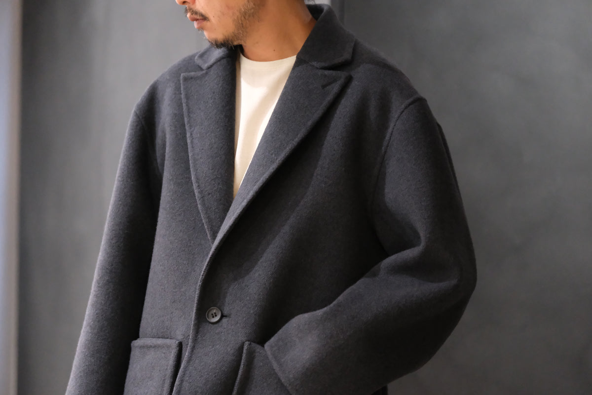POSTELEGANT/ EXTRA FINE WOOL REVER SHORT COAT
