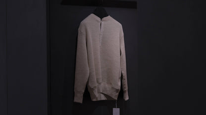 Slopeslow/Dry wool Waffle Henley shirt