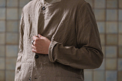 Chez Vidalenc / Jacket P3 / Wool Boiled Beige