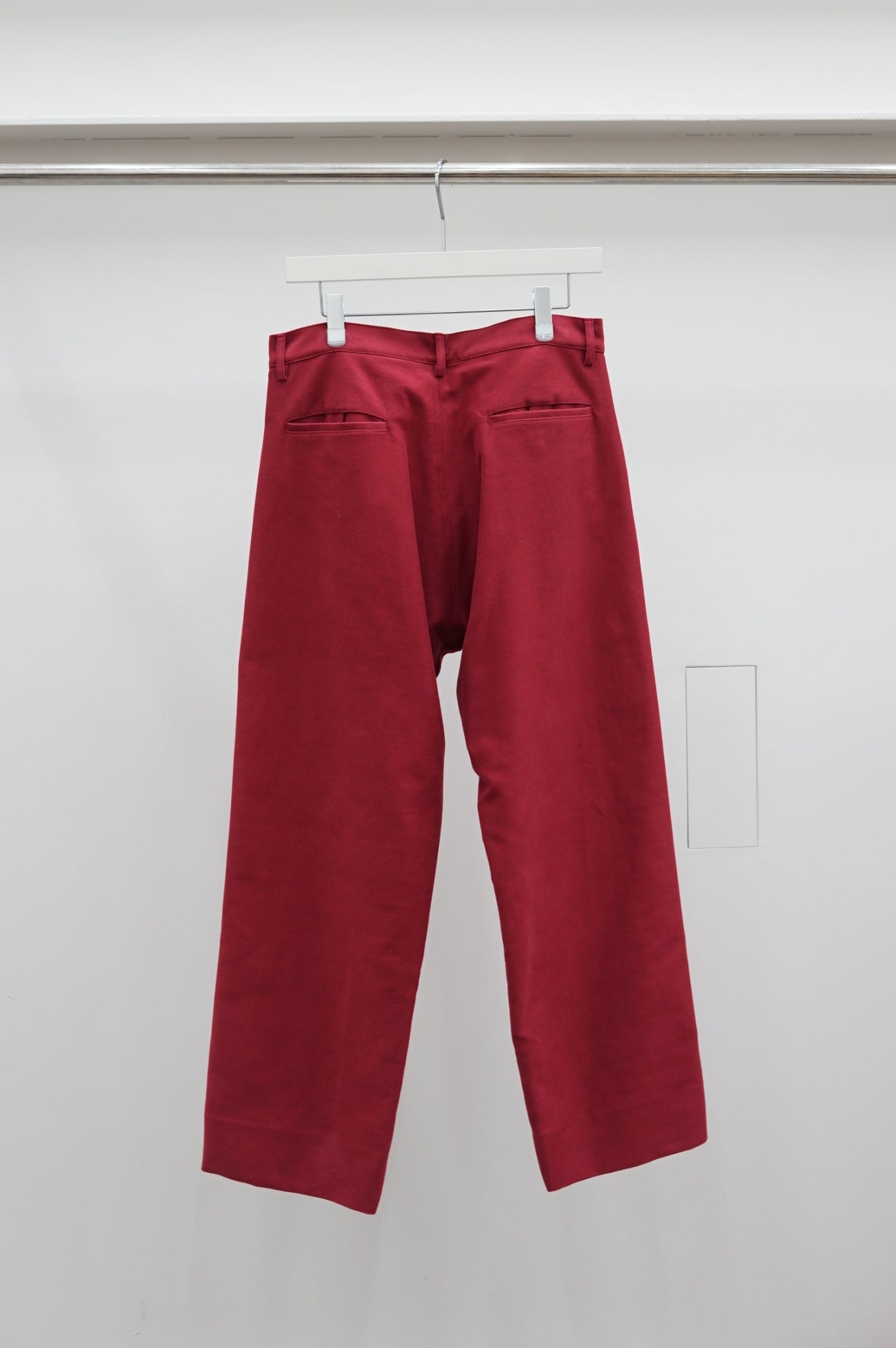 nonnotte / 5 Pockets Trousers / N-25A-075 / Pomegranate