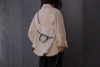 Chez VIDALENC × Marlène Coudeville  /  BAG GIPSY S /  ANCIENT LINEN NATURAL