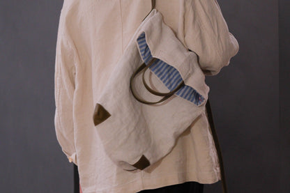 Chez VIDALENC × Marlène Coudeville  /  BAG GIPSY S /  ANCIENT LINEN NATURAL