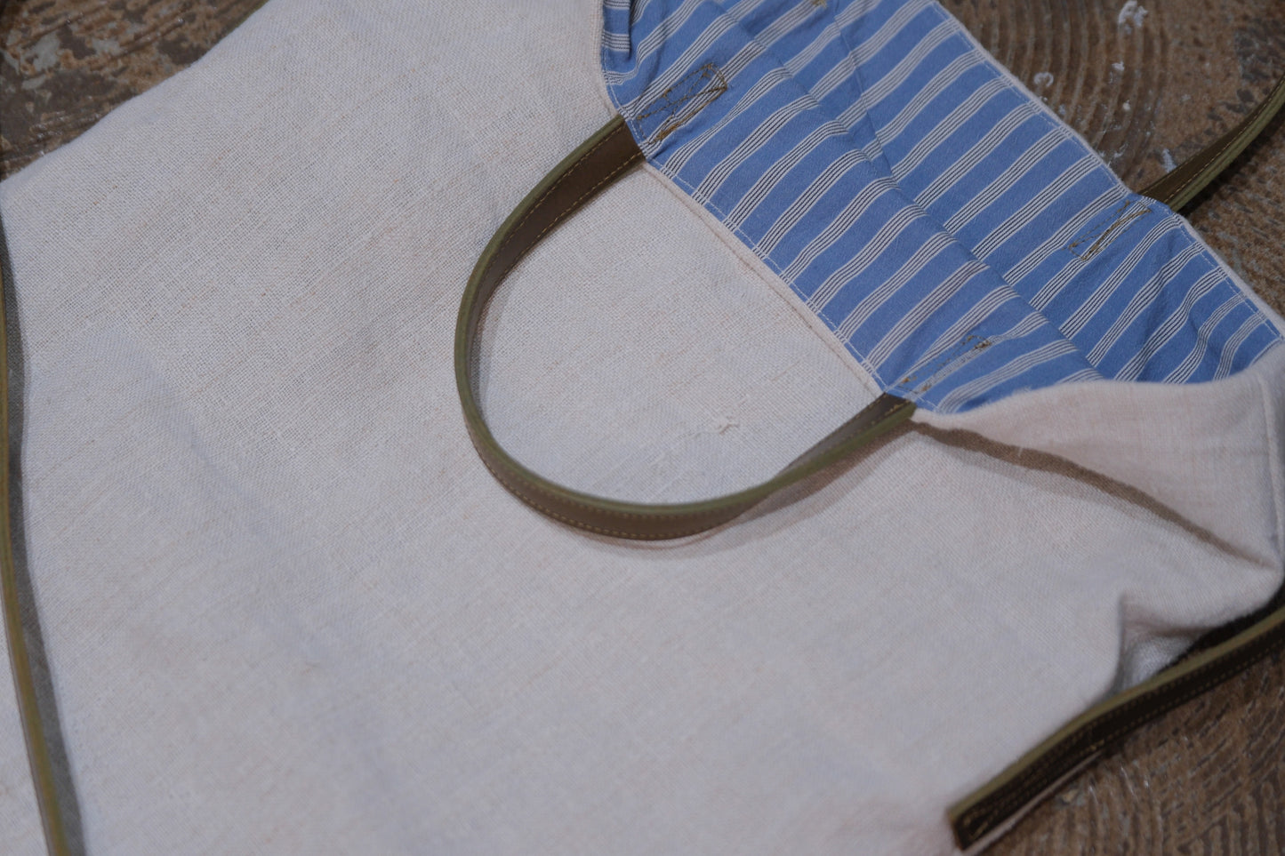 Chez VIDALENC × Marlène Coudeville  /  BAG GIPSY S /  ANCIENT LINEN NATURAL