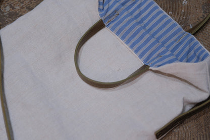 Chez VIDALENC × Marlène Coudeville  /  BAG GIPSY S /  ANCIENT LINEN NATURAL