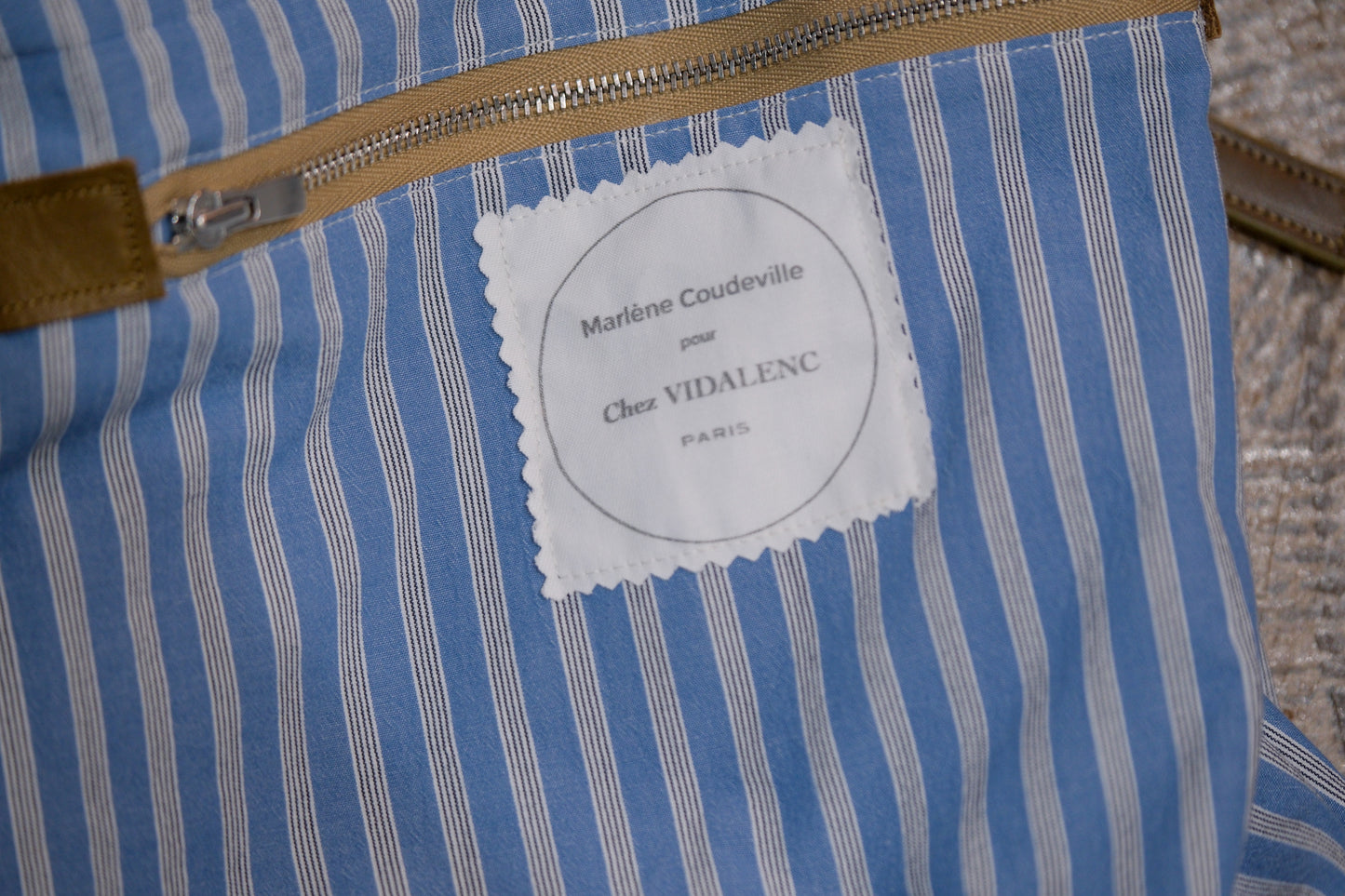 Chez VIDALENC × Marlène Coudeville  /  BAG GIPSY S /  ANCIENT LINEN NATURAL