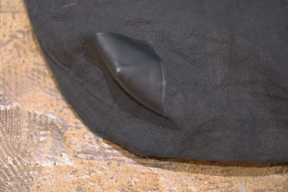 Chez VIDALENC × Marlène Coudeville  /  BAG GIPSY XL /  ANCIENT LINEN BLACK