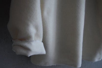 wright./Pullover gauze parka(Cashmere blanket soft twist / Organic cotton double gauze)