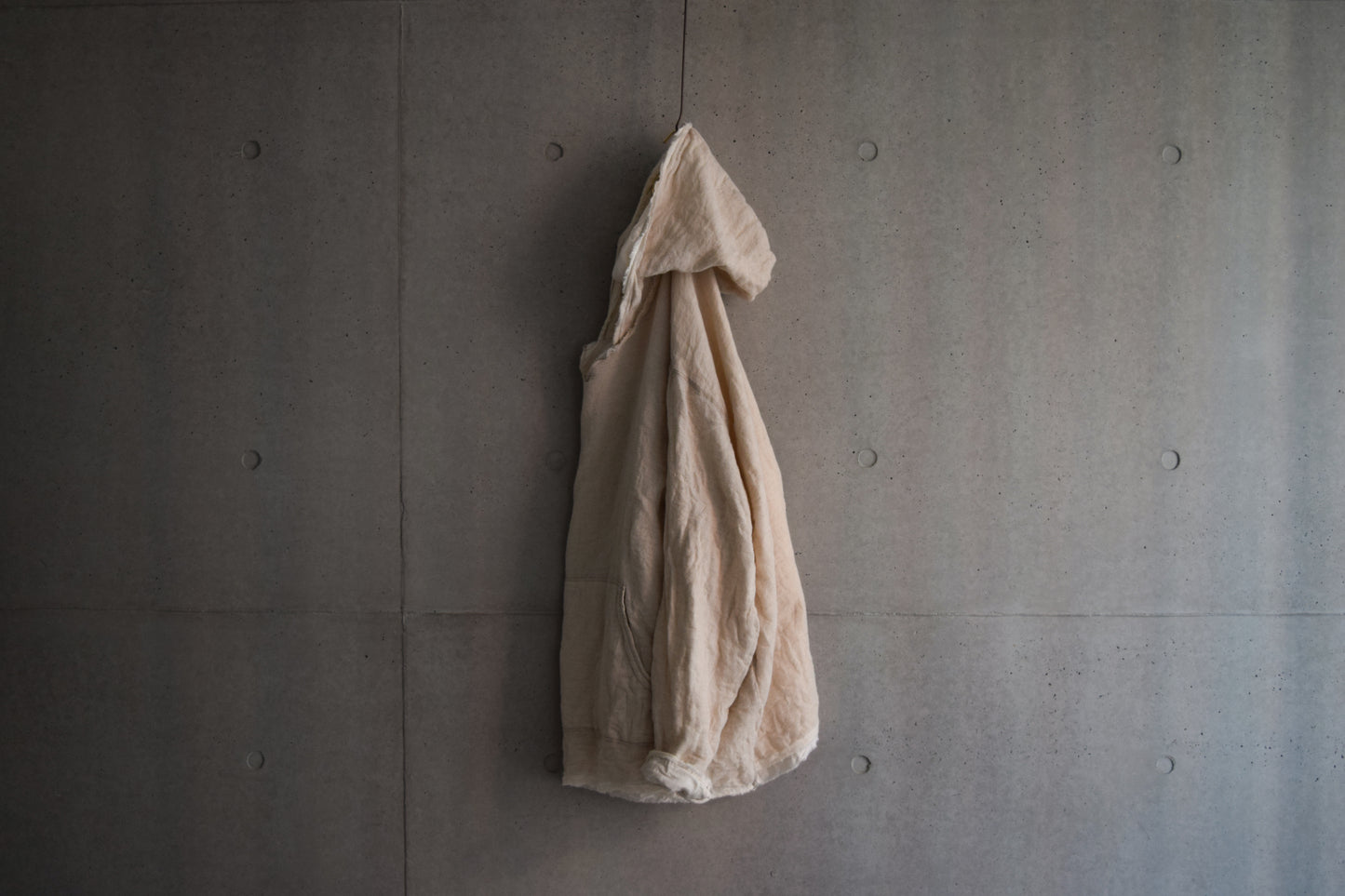 wright./Pullover gauze parka(Soft natural wool linen gauze / Organic cotton double gauze)