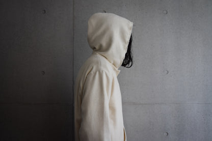 wright./Pullover gauze parka(Cashmere blanket soft twist / Organic cotton double gauze)