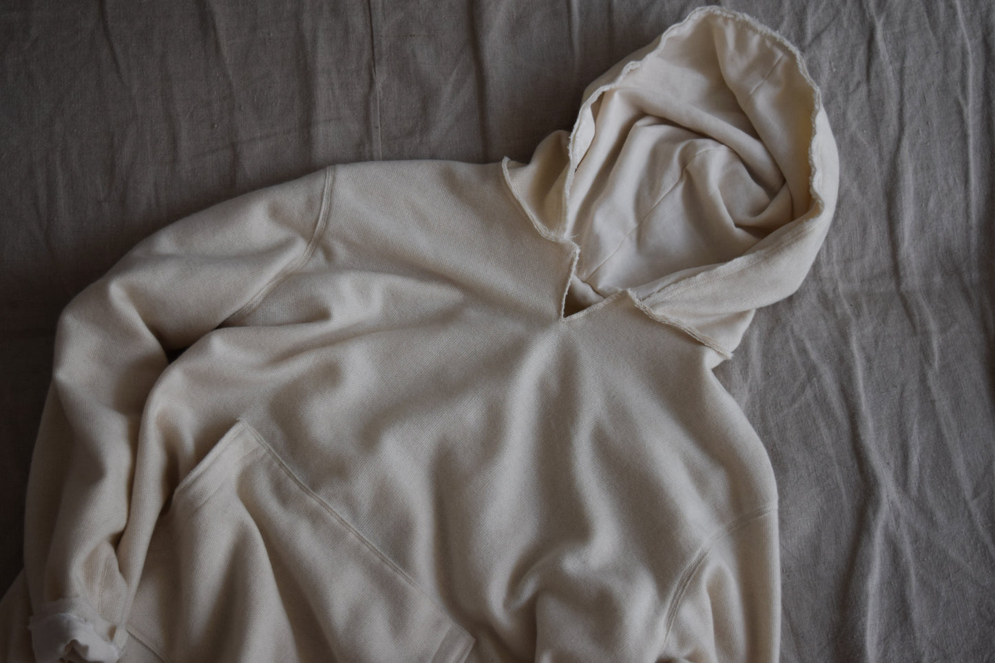 wright./Pullover gauze parka(Cashmere blanket soft twist / Organic cotton double gauze)