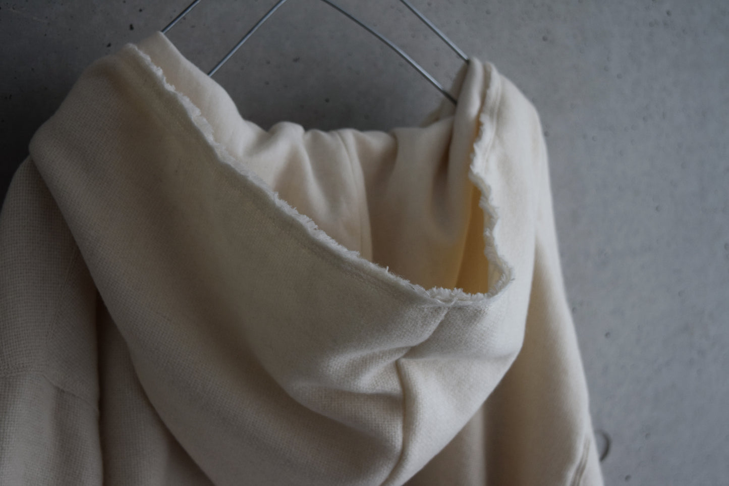 wright./Pullover gauze parka(Cashmere blanket soft twist / Organic cotton double gauze)