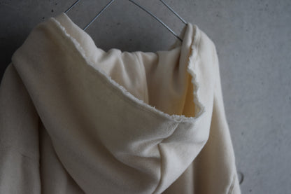 wright./Pullover gauze parka(Cashmere blanket soft twist / Organic cotton double gauze)