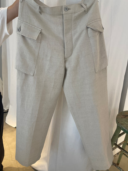 HEUGN 2023 S/S Linen Gordon TROUSER036