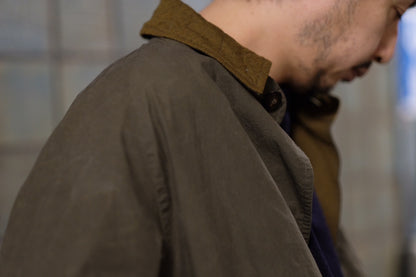 Chez Vidalenc /Coat bobi(cotton sailor/ kaki brown)