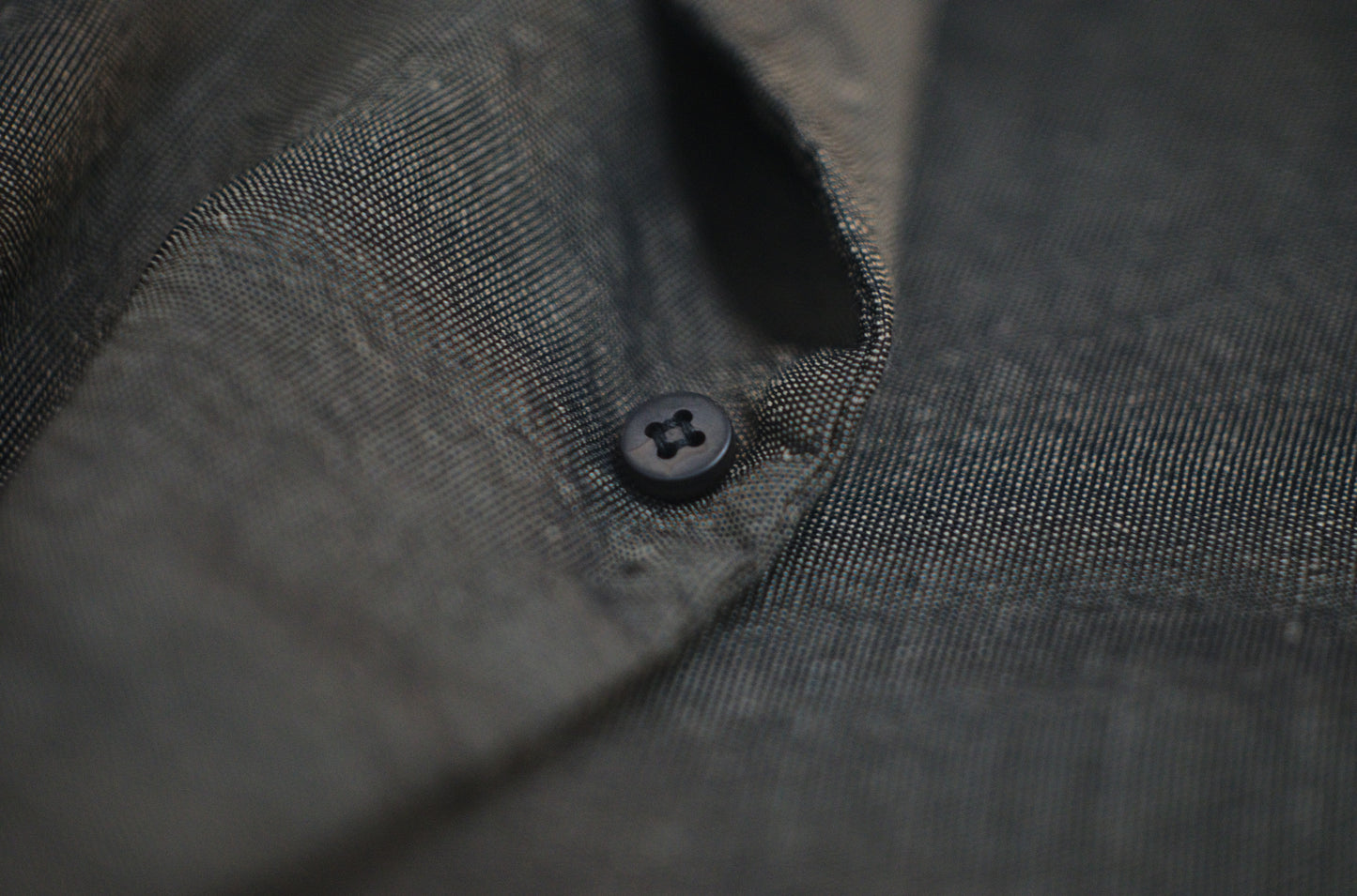 【受注商品】MINIMAL SLOPE / OPEN COLLARD SHIRT　(Sample Color : Drab)