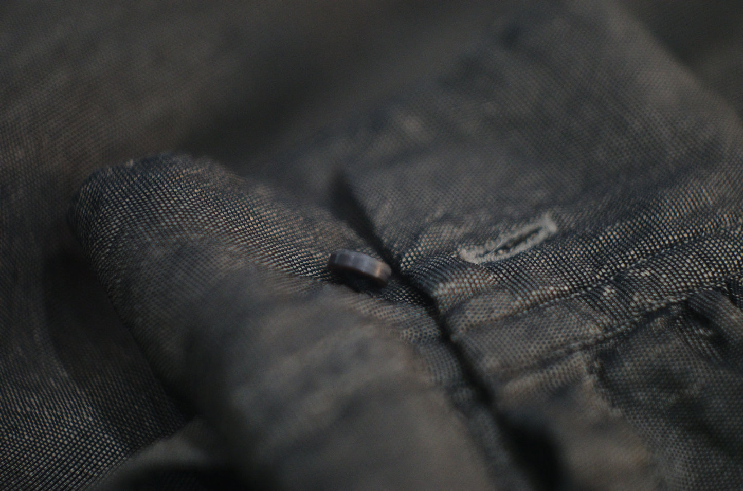 【受注商品】MINIMAL SLOPE / OPEN COLLARD SHIRT　(Sample Color : Drab)