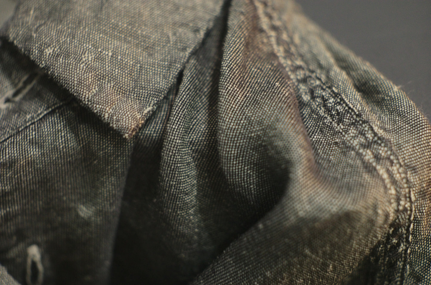 【受注商品】MINIMAL SLOPE / LOOSE SHIRT　(Sample Color : Grene)