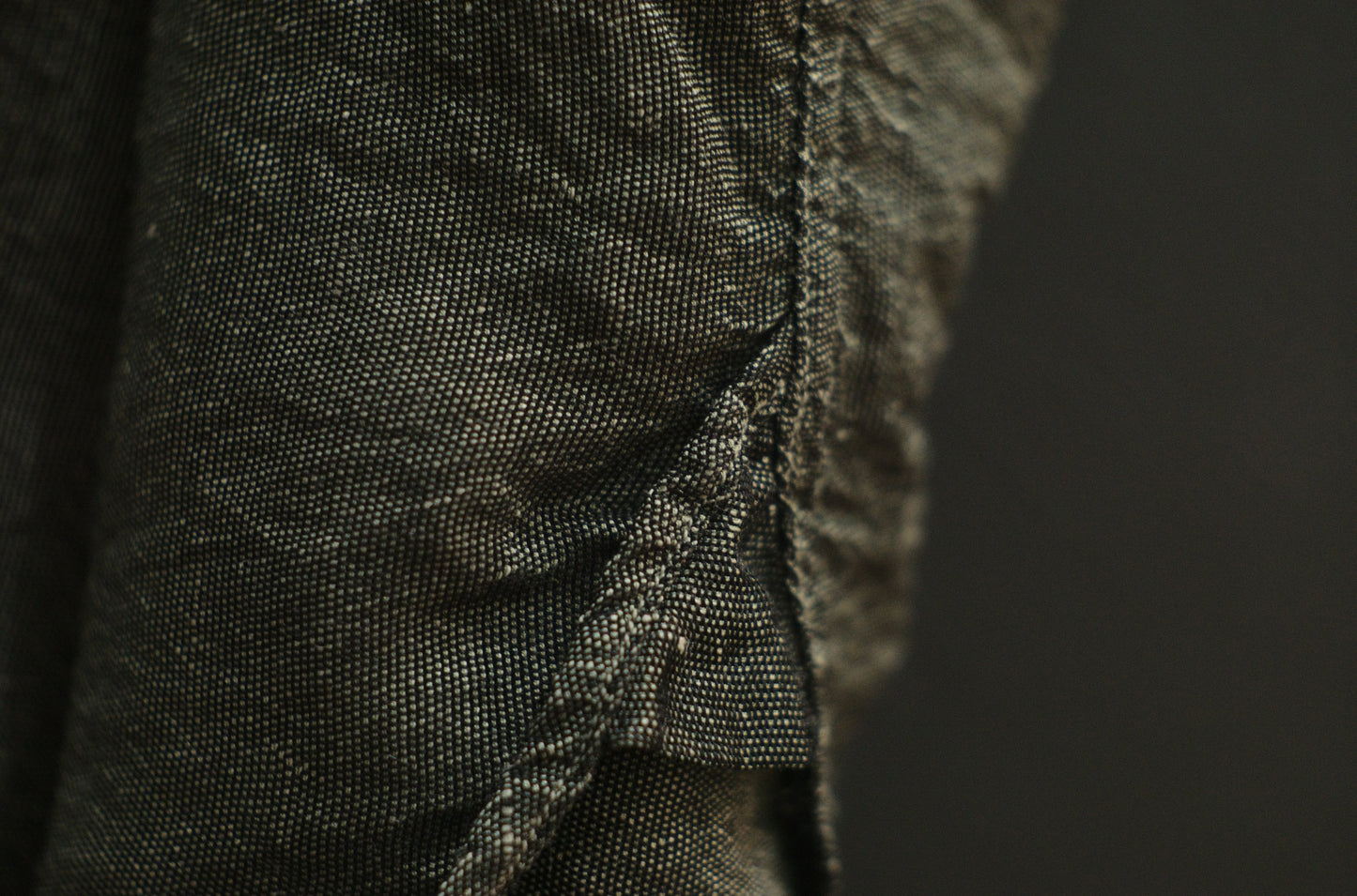 【受注商品】MINIMAL SLOPE / LOOSE SHIRT　(Sample Color : Grene)