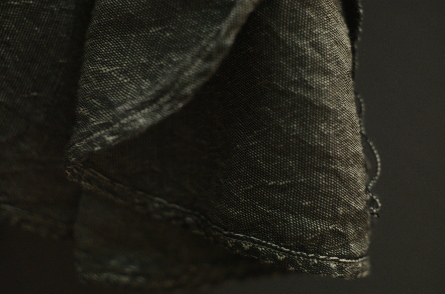 【受注商品】MINIMAL SLOPE / LOOSE SHIRT　(Sample Color : Grene)