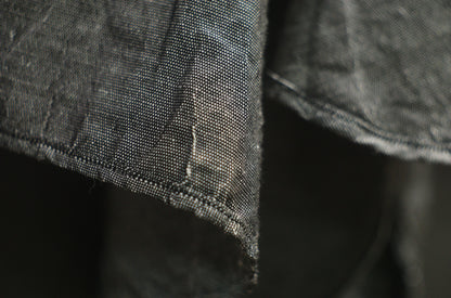 【受注商品】MINIMAL SLOPE / TOP BUTTONLESS SHIRT　(Sample Color : 無染色)