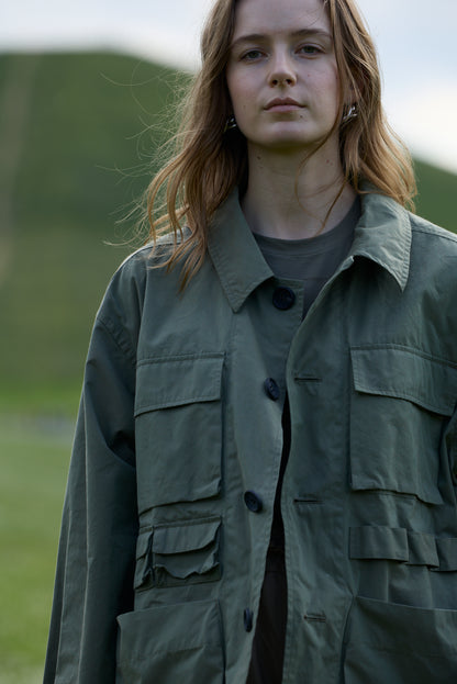 POSTELEGANT/ High Count Cotton Garden Jacket