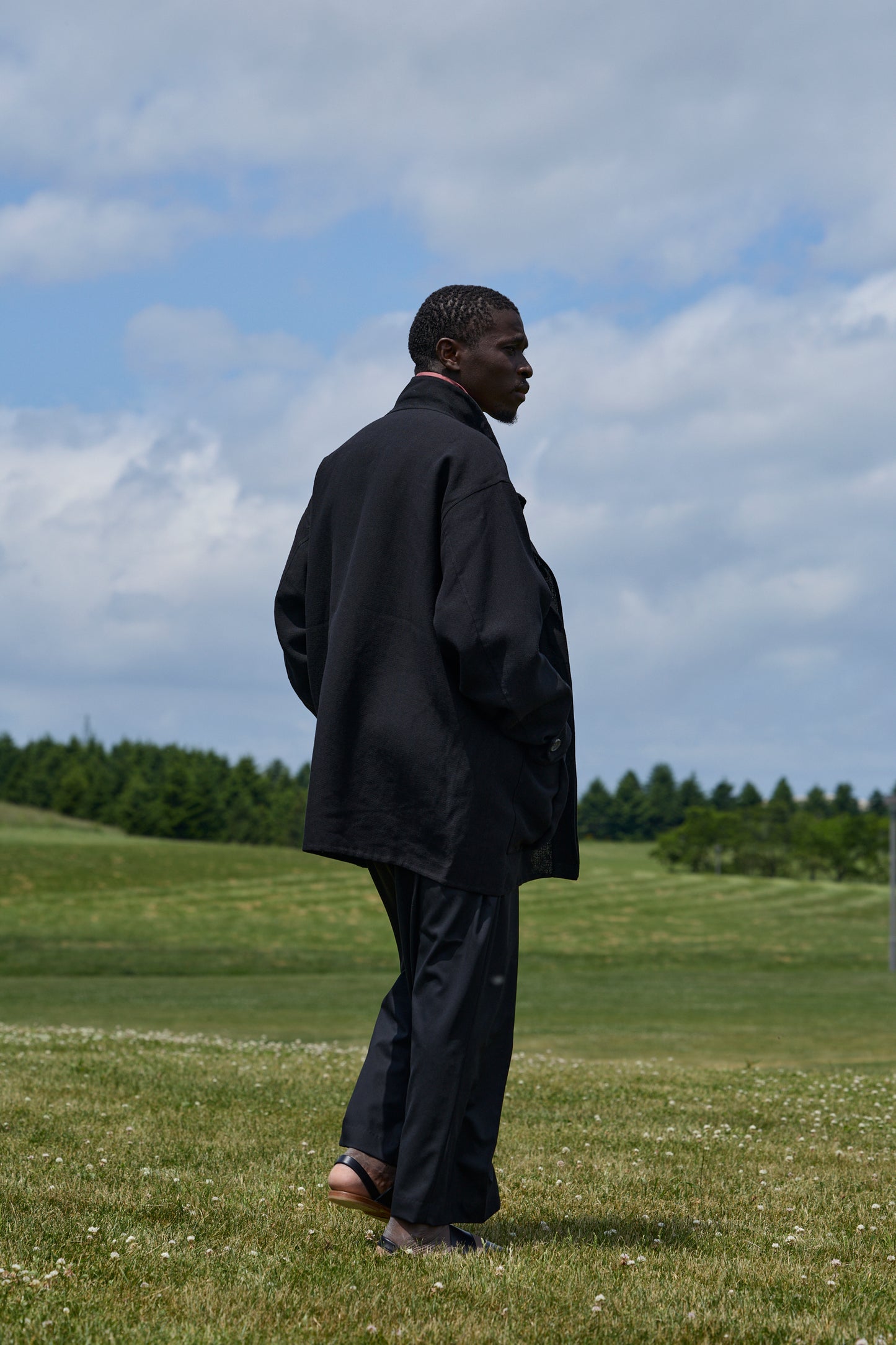 POSTELEGANT/ Washi Paper Rever Jacket