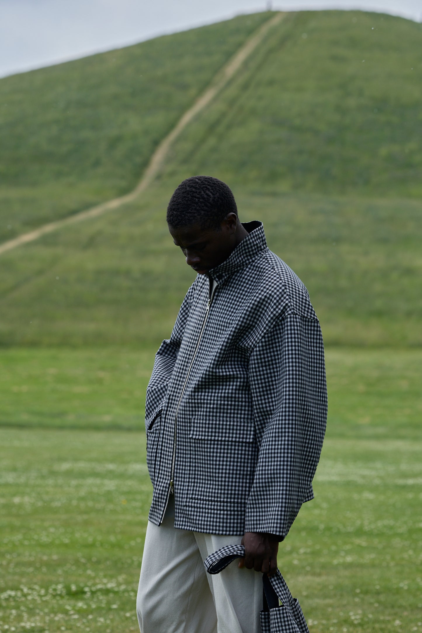 POSTELEGANT/ Cotton Rever Blouson