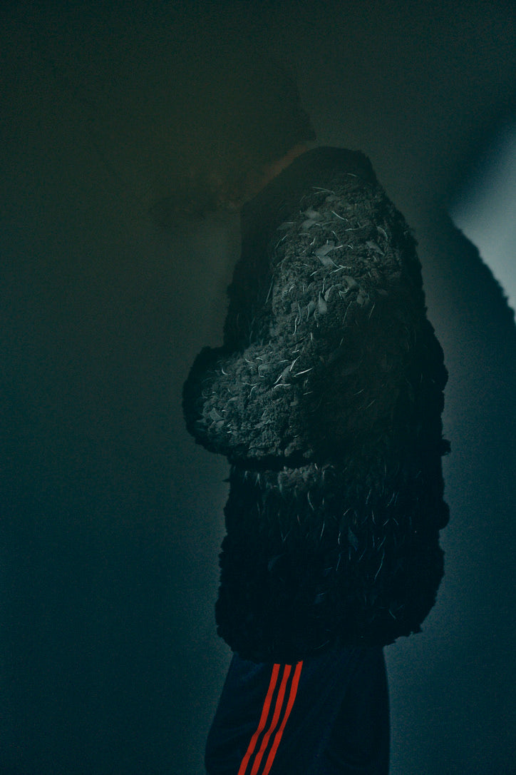 GOOD KARMA DEVELOPMENT/MOUTON CARDIGAN " CHARLIE "/BLACK