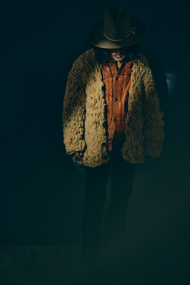 GOOD KARMA DEVELOPMENT/MOUTON CARDIGAN " CHARLIE "/BEIGE