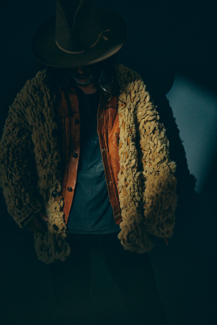 GOOD KARMA DEVELOPMENT/MOUTON CARDIGAN " CHARLIE "/BEIGE