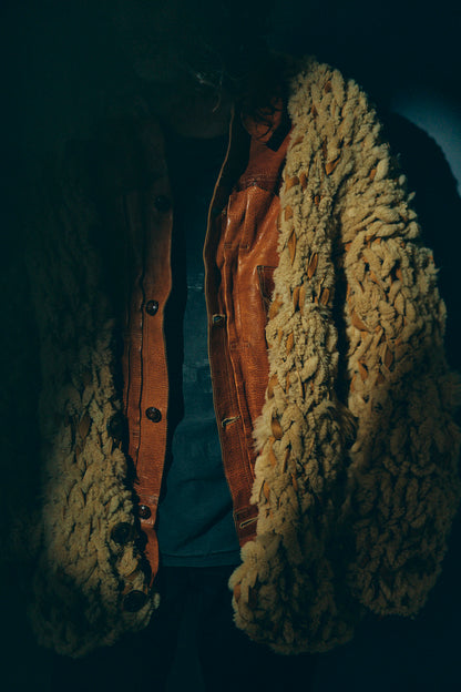 GOOD KARMA DEVELOPMENT/MOUTON CARDIGAN " CHARLIE "/BEIGE