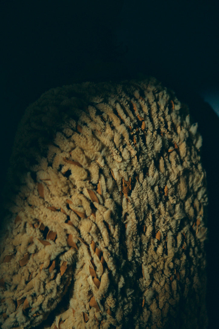 GOOD KARMA DEVELOPMENT/MOUTON CARDIGAN " CHARLIE "/BEIGE